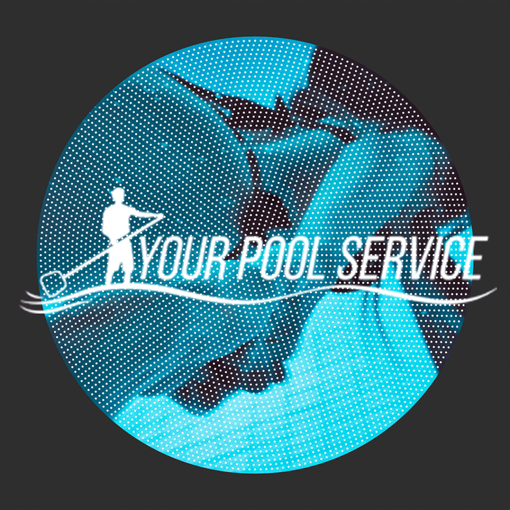 brand logo design for pool service company