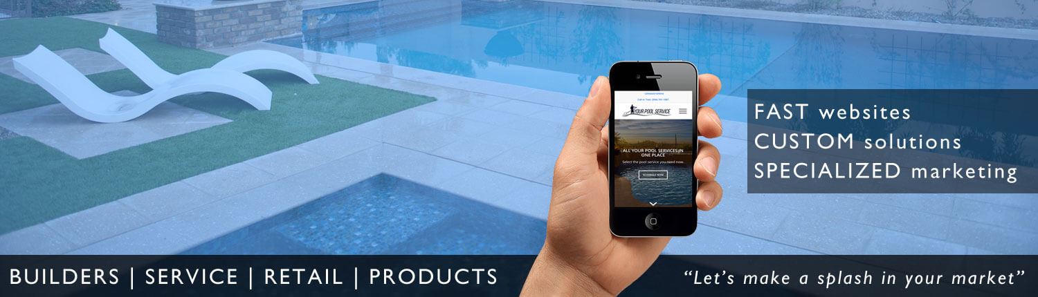 marketing web design for swimming pool companies
