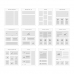wireframing website layouts
